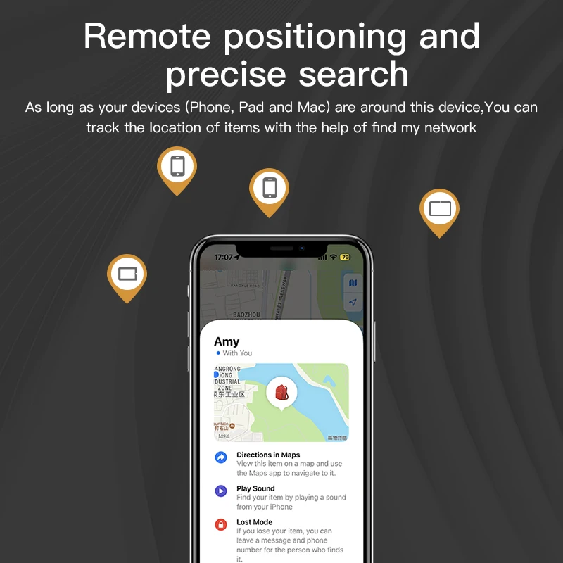 

Мини-GPS-трекер для домашних животных, совместимый с IOS