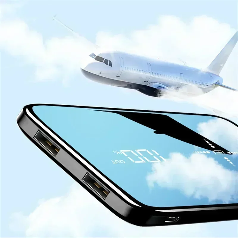 Портативное зарядное устройство Power Bank 50000 мАч внешний аккумулятор для iPhone и Android