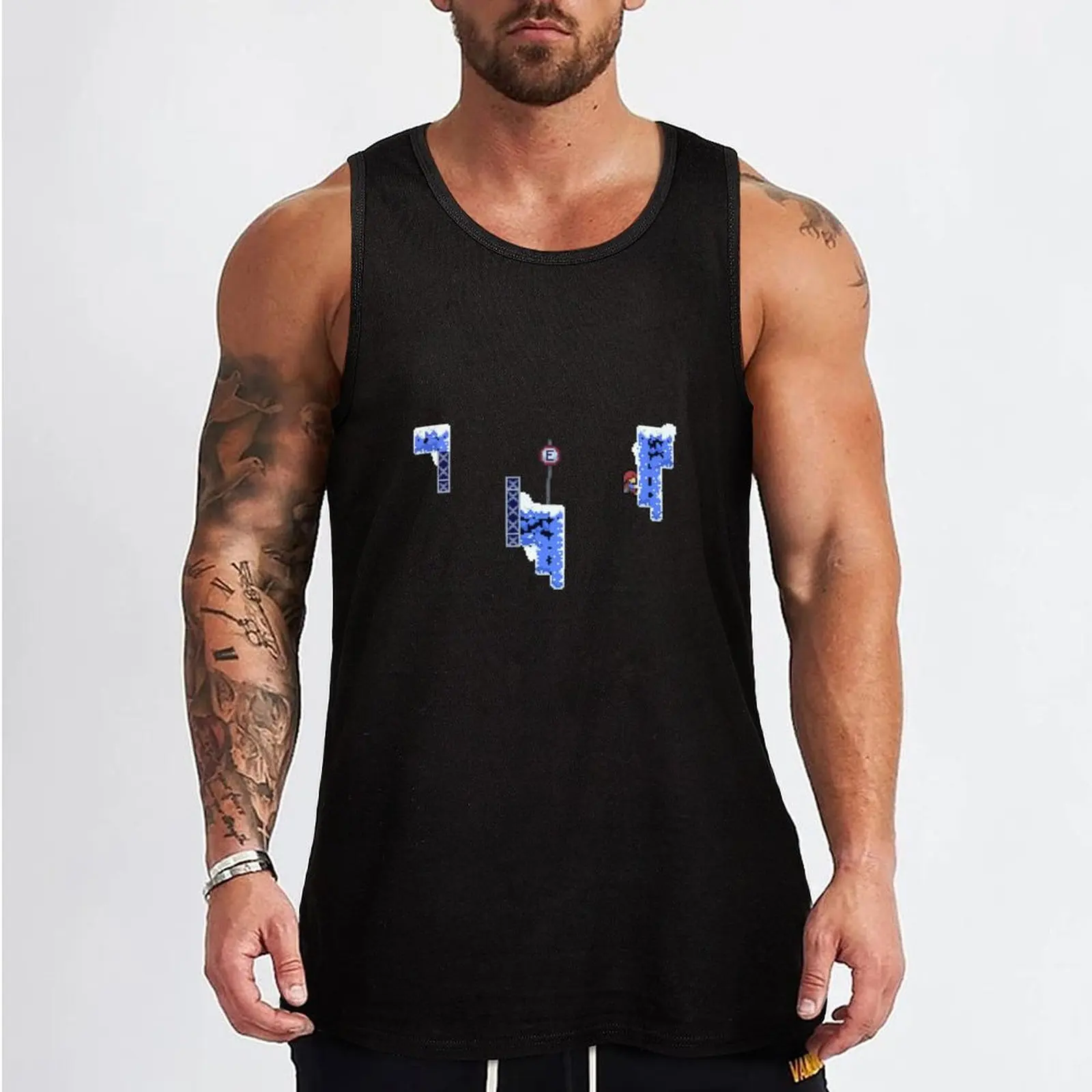 Celeste Forsaken City with Madeline Tank Top Футболка для фитнеса Мужские футболки