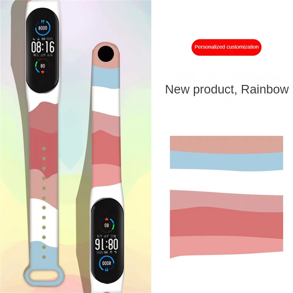 

Bracelet Replacement Watch Band Anti-scratches 1pcs Strap Impact Anti-dents Silicone Strap Wristband Accessories