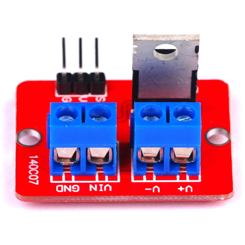 Фото 0-24 В верхняя кнопка Mosfet IRF520 модуль драйвера MOS для Arduino MCU ARM Raspberry pi №5