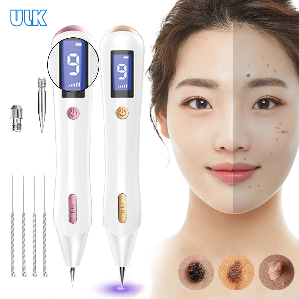 

Skin Tag Removal Kit Laser Plasma Pen 9 Level LCD Face Care Tools for Freckle Black Dot Papilloma Warts Mole Pimples Removal