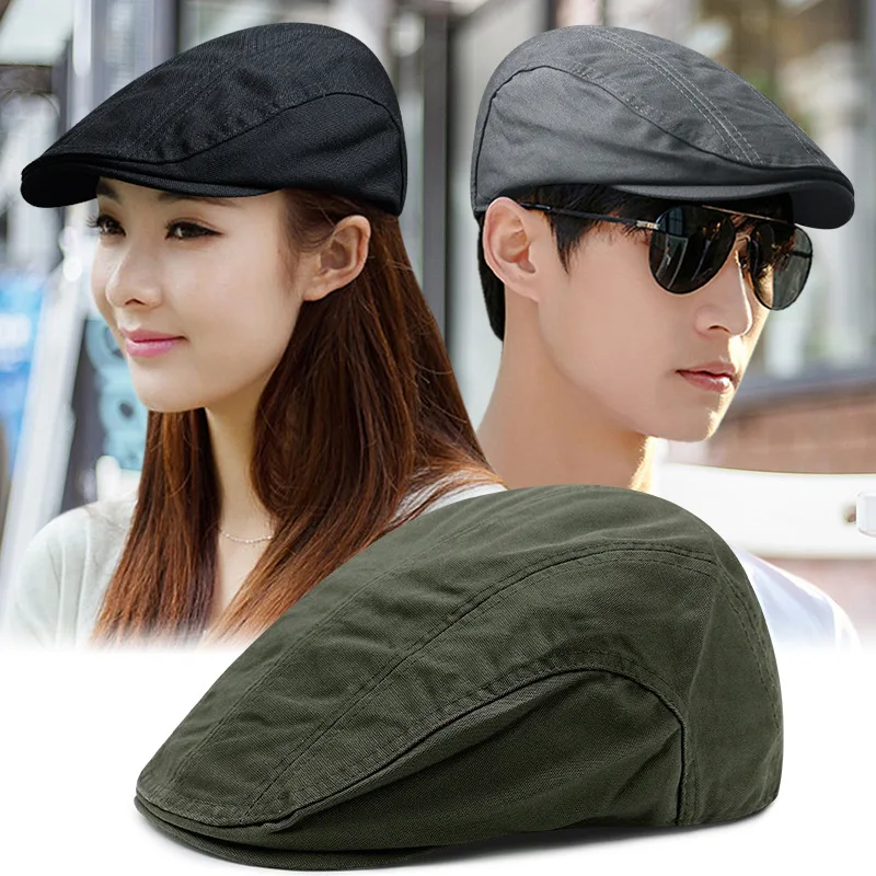 

Hats for Men Wearing Backward Cap Short Eaves Closed Cotton Beret Men's Restaurant Working Hat Men's Women's Casual Forward Hats