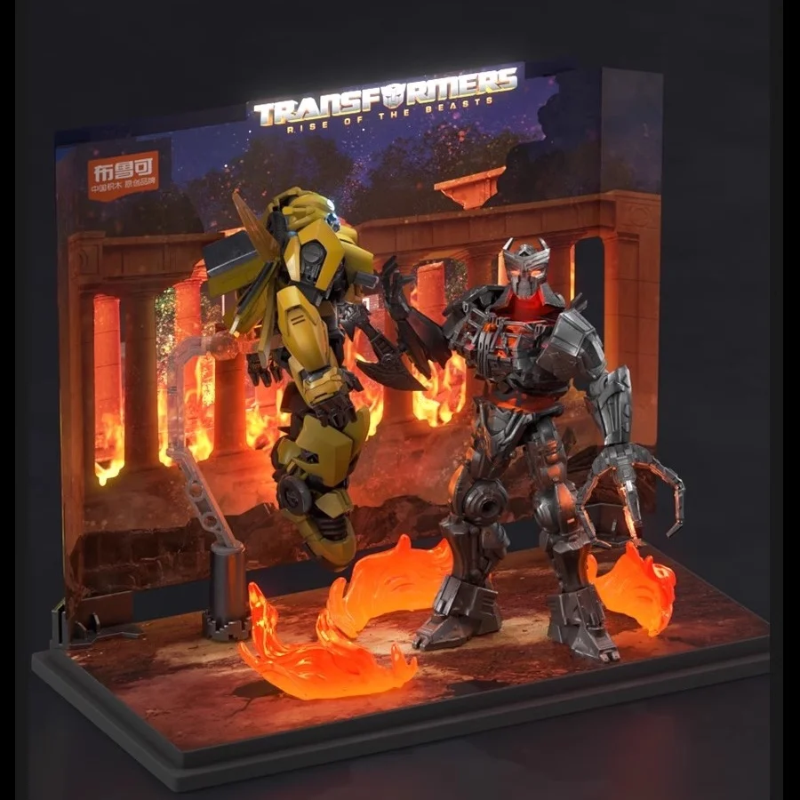 

New Transformers Figure Assemble Blocks Classic Optimus Prime Bumblebee Captain Gorilla Natural Disaster Collection Trendy Armor