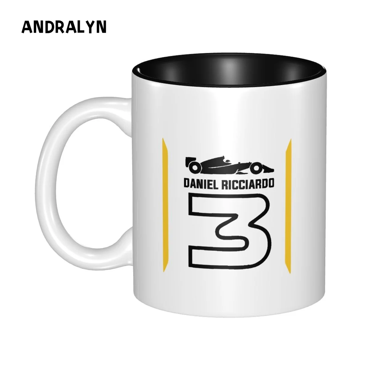 

F1 Daniel Ricciardo Mug Funny Coffee Mug Cute Gamer Birthday Gift Back To School Mugs Stanley cup