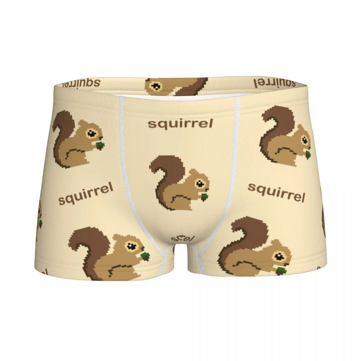 

Man Boys Underwear Funny Squirrel Youth Shorts Panties Boxer Shorts Cartoon Cute Animal Teenage Cotton Underpants