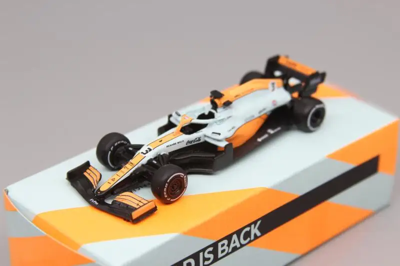 

F1 Formula One car model Gulf McLaren 1:64 Monaco 2021 Ricardo MCL35M Norris