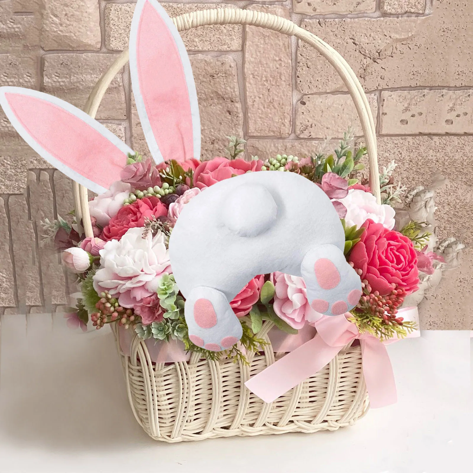 

Easter Rabbit Garlands Front Door Oranments Wall Decor Easter Thief Bunny Butt Wreath Happy Easter Party Decor Dropshipping