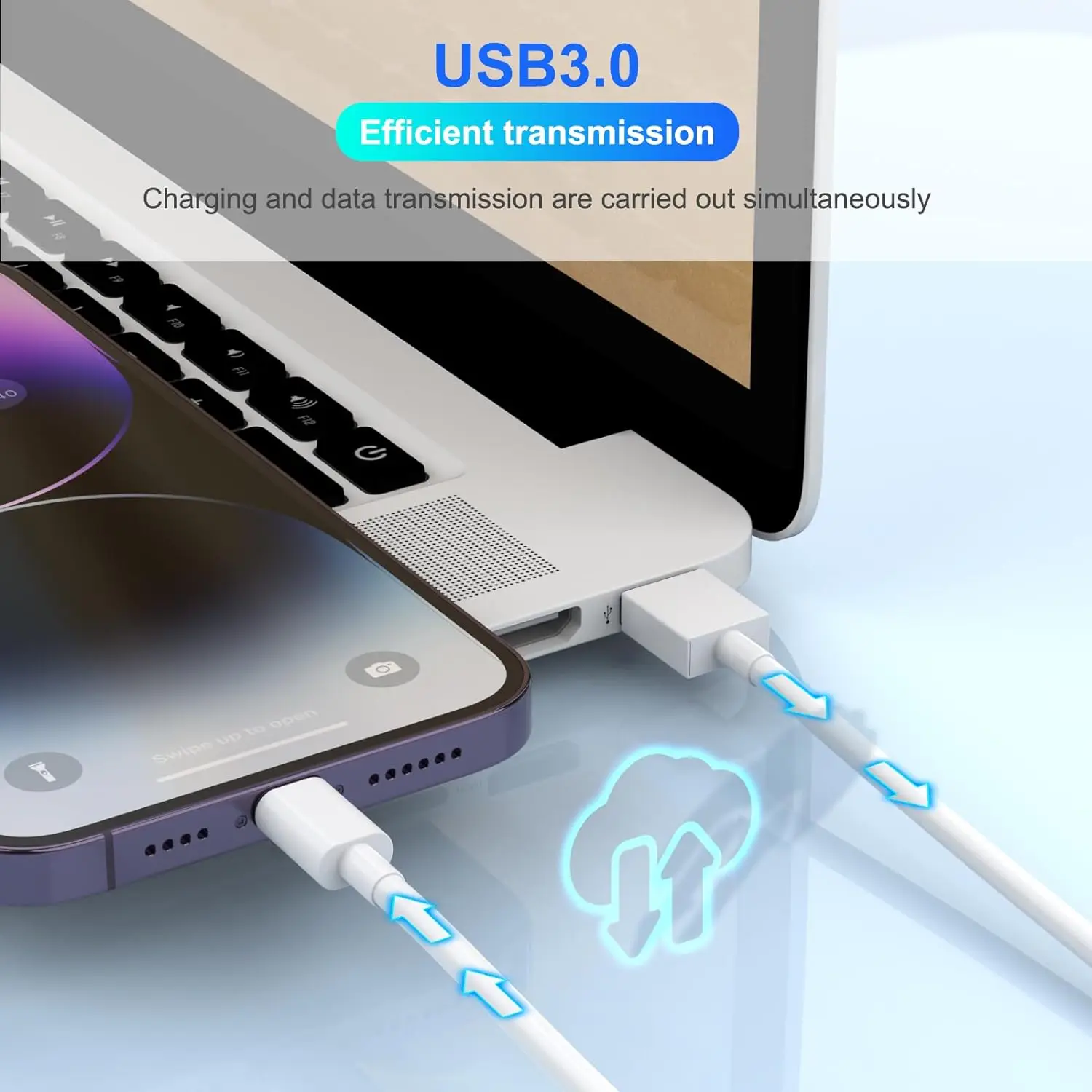 Оригинальный кабель 30 Вт Type C для iPhone 13 12 11 14 Pro Max Mini XS Max 7 8 Plus, зарядное устройство для iPad iPhone, кабель для быстрой зарядки, дата телефона (art.: 3920c8658f353) - 3920c8658f353