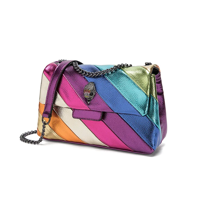 

Leather Shoulder Kurt Geiger Women's Purses Mini Crossbody Chain Cross With Beautiful Retro Girl Bag Multi Color