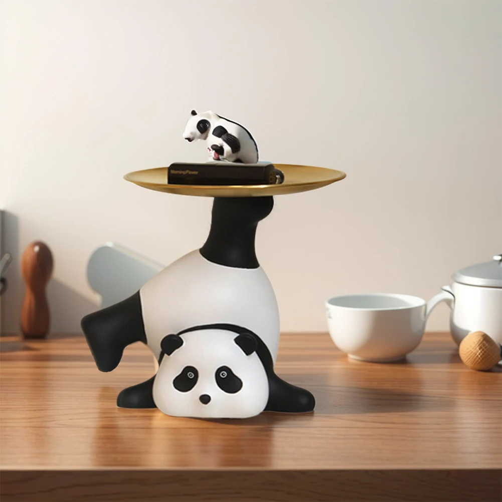 Современный стиль ящик для хранения Pandy из смолы на тему животных декоративная