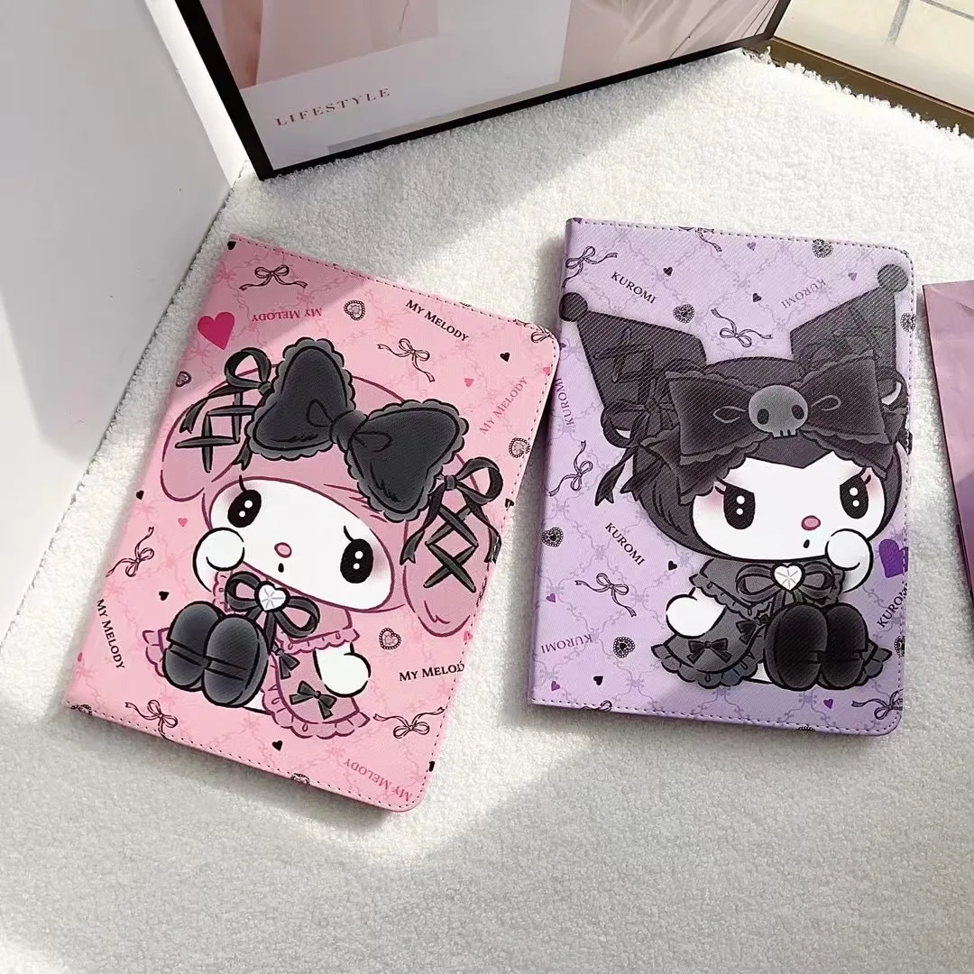 Чехол для Ipad Pro 11 2024 7-го 8-го 9-го 10-го поколения Funda Air дюймов 6 5 4 3 10 2 9 7 Kuromi Melody