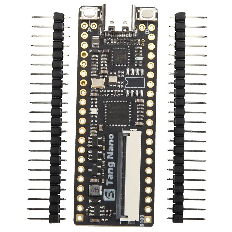 Фото 1 шт. Минималистичная плата разработки FPGA Tang Nano с прямым подключением к макетной плате - B12B №5