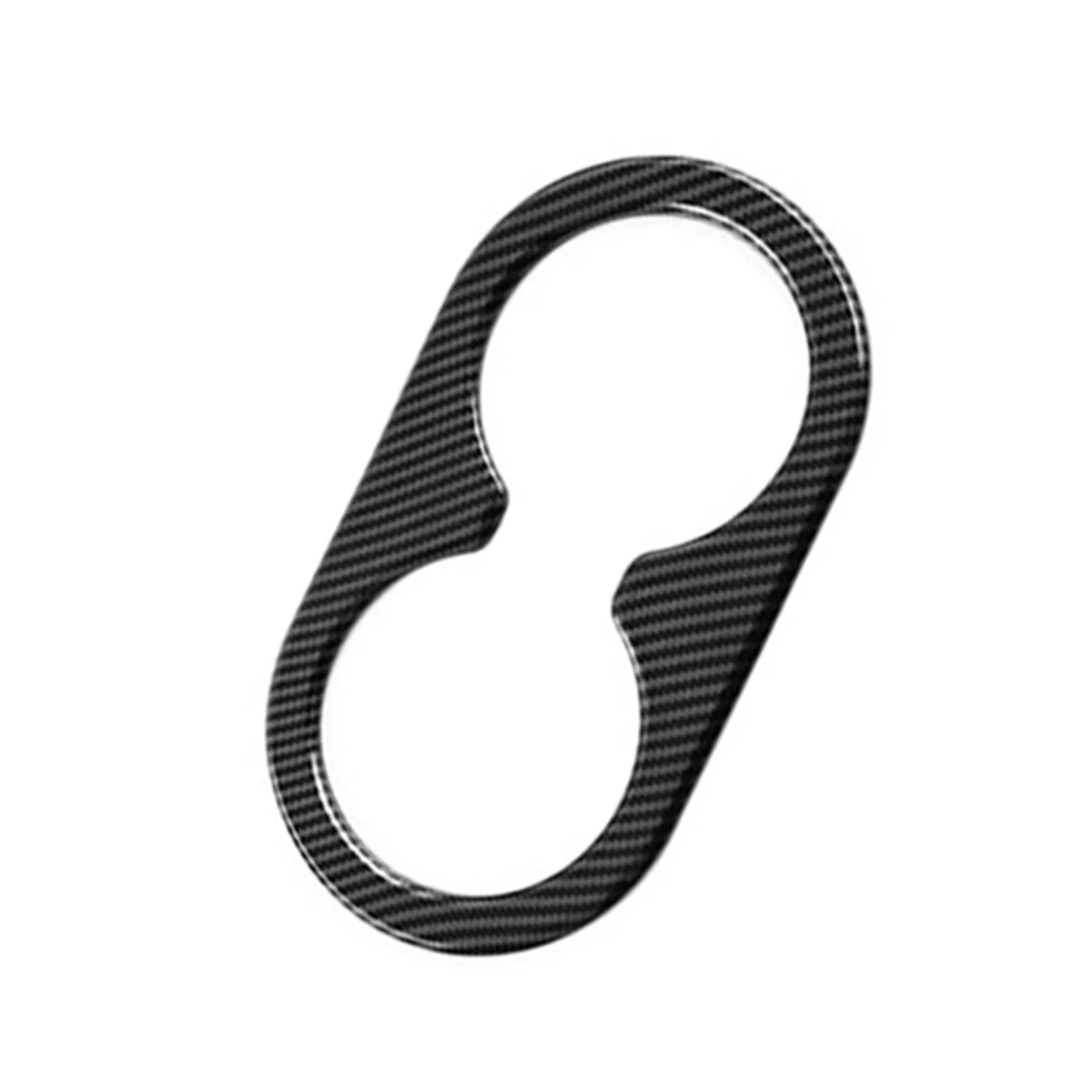 Углеродное волокно, задняя дренажная чашка, декоративная наклейка, держатель стакана для воды, декоративный чехол для Ford Raptor F150 2021 2022 2023