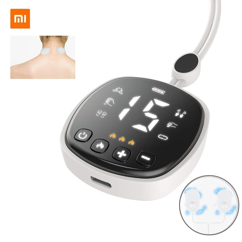 

Xiaomi Smart EMS шейный протектор подвесной массажер для шеи позвоночника Массажер для спа массажа горячий компресс Type-C для плеч и рук