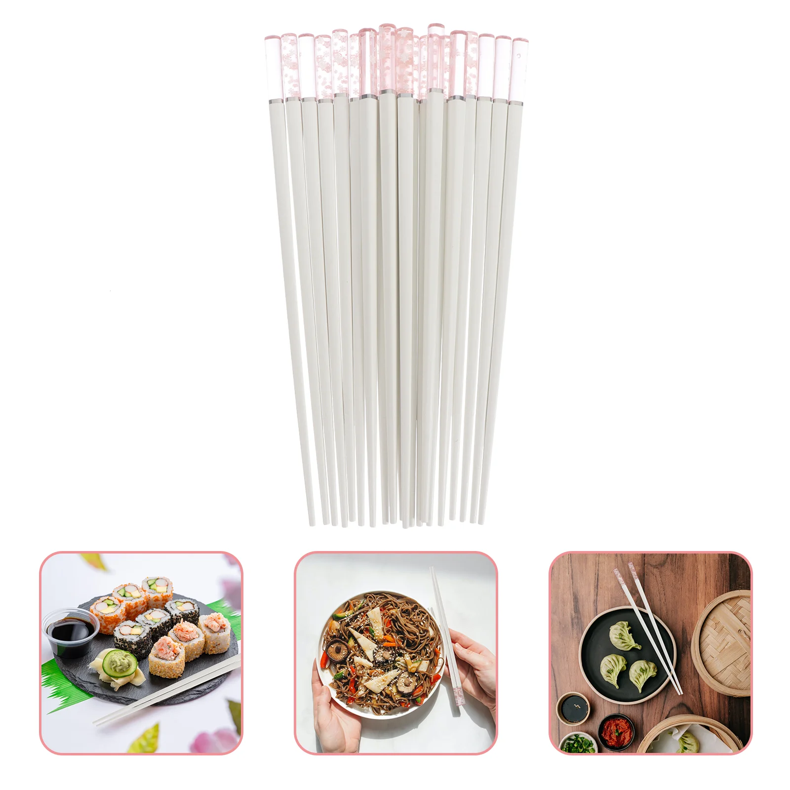 

Chopsticks Japanese Traditional Portable Lightweight Cooking Frying Chopstick Sticks Public Chinese Wooden Dinner Table Decor