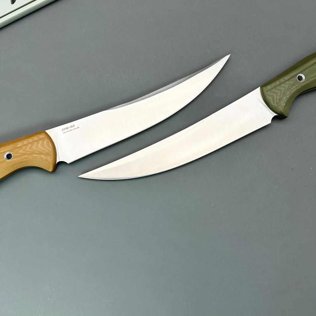 Фото Нож BM Meatcrafter 4050 с фиксированным лезвием, рукоять G10, для активного отдыха, охоты, кемпинга, универсальный, для кухни, фруктов, разделки мяса. №4