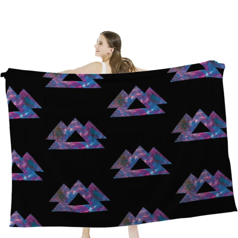 

Trippy Wakaan Throw Blankets Airplane Travel Decoration Soft Warm Bedspread