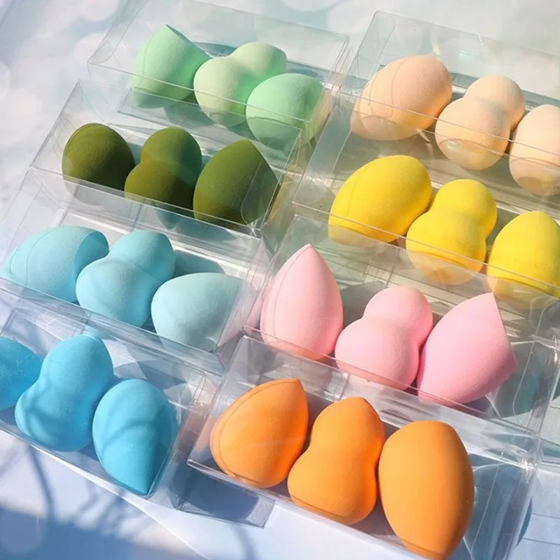 

3/1pcs New Beauty Egg Makeup Cosmetic Puff Makeup Sponge Cushion Foundation Powder Sponge Beauty Tool Women Make Up Accessories
