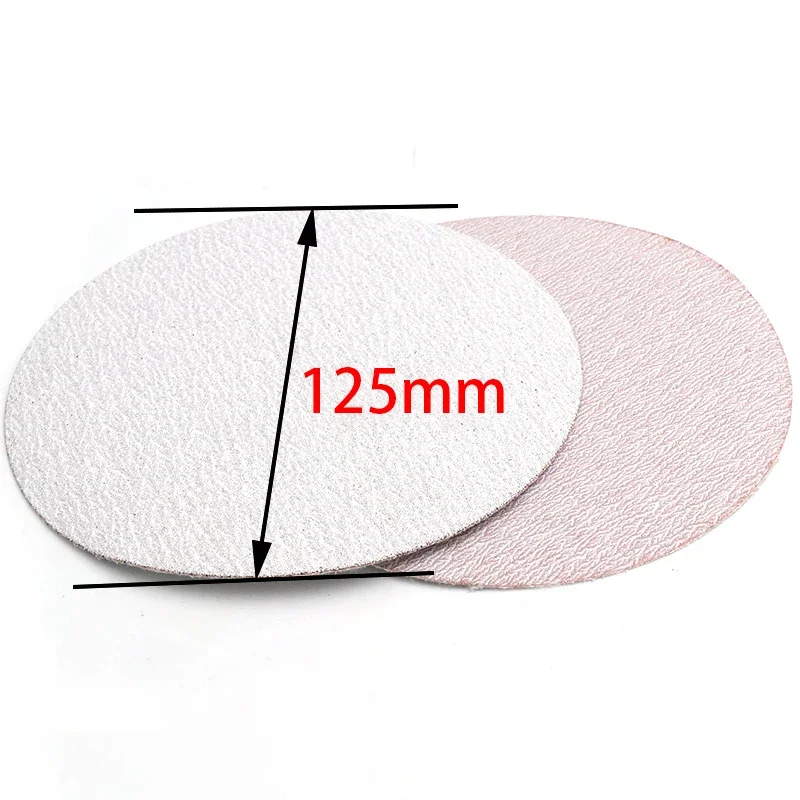 10 шт. белая Флокированная наждачная бумага для металла автоматического