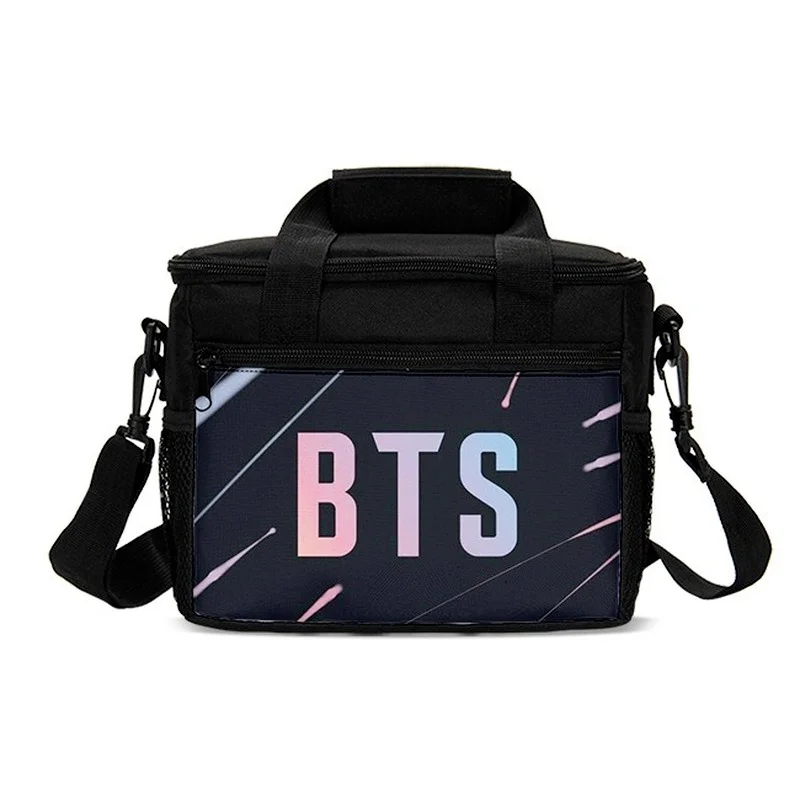 Корейская группа Kpop для мальчиков BTSs Портативная сумка обеда детская школьная