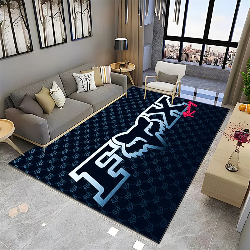 

Carpet FOX Motorcycle Racing Tapis Rug Bedroom Floor Mats Living Room Large Non-slip Carpet Entrance Doormat Long Corridor Mat