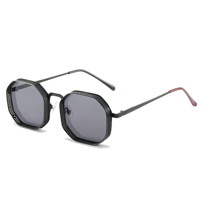 

Metal punk Sunglasses hollowed out personality eight Framecycling glasses mountaineering glasses