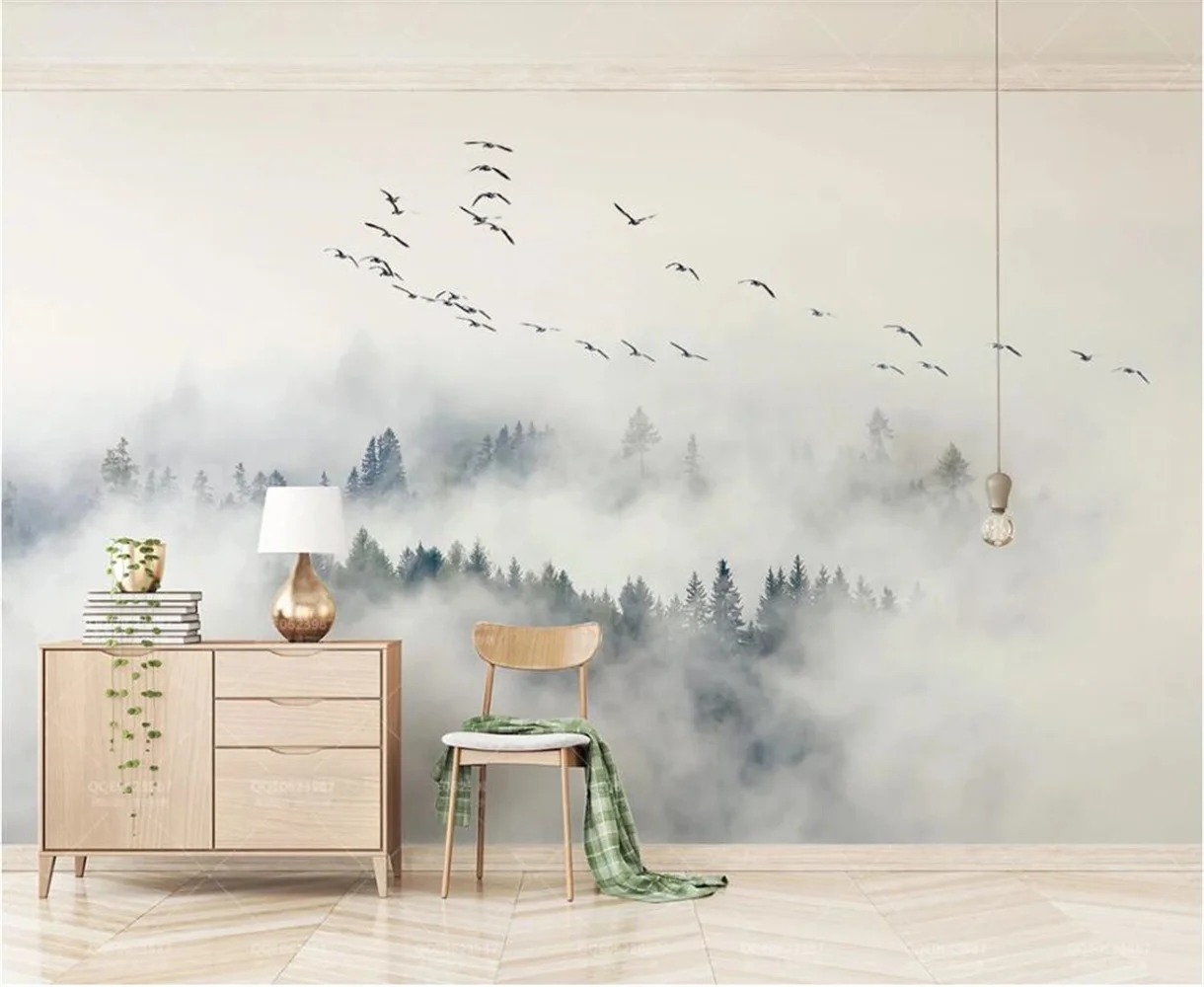 

beibehang шелковые 3D обои для гостиной