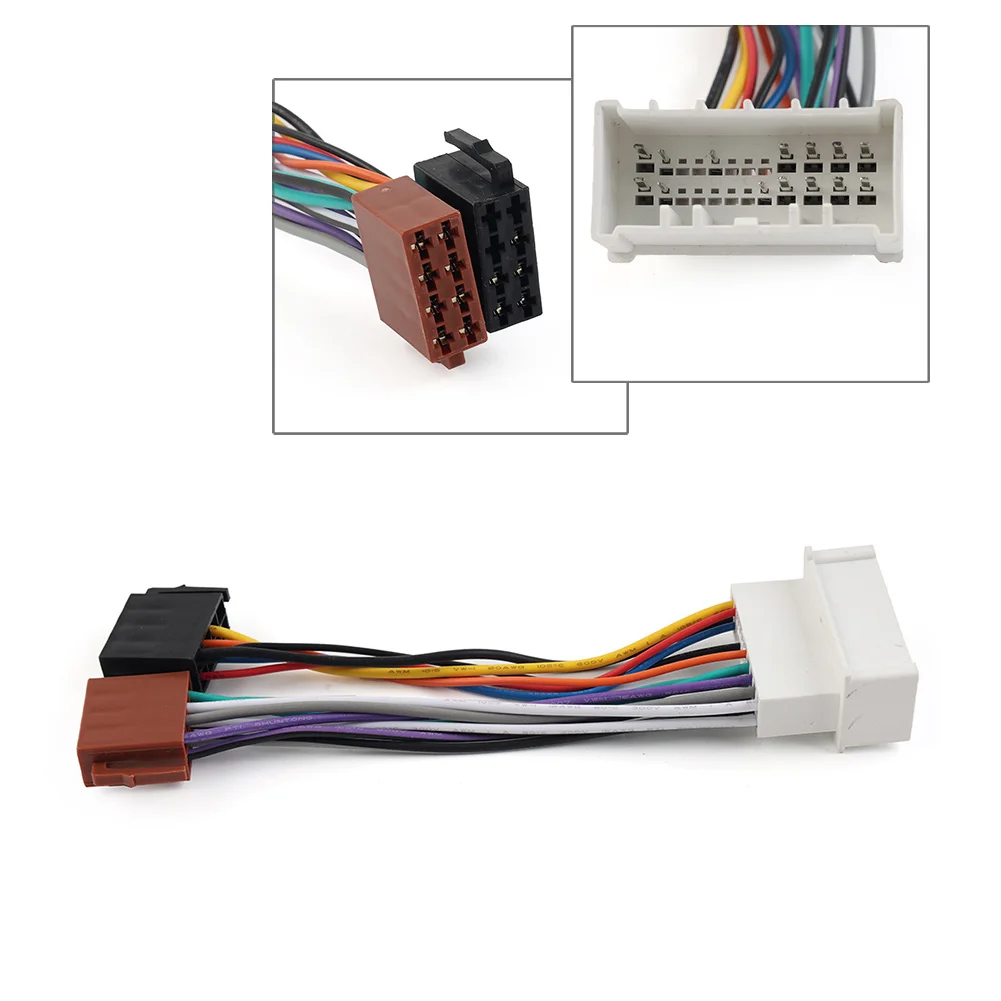 Автомобильный стерео радиоприемник свинцовый адаптер ISO жгут проводов для Hyundai