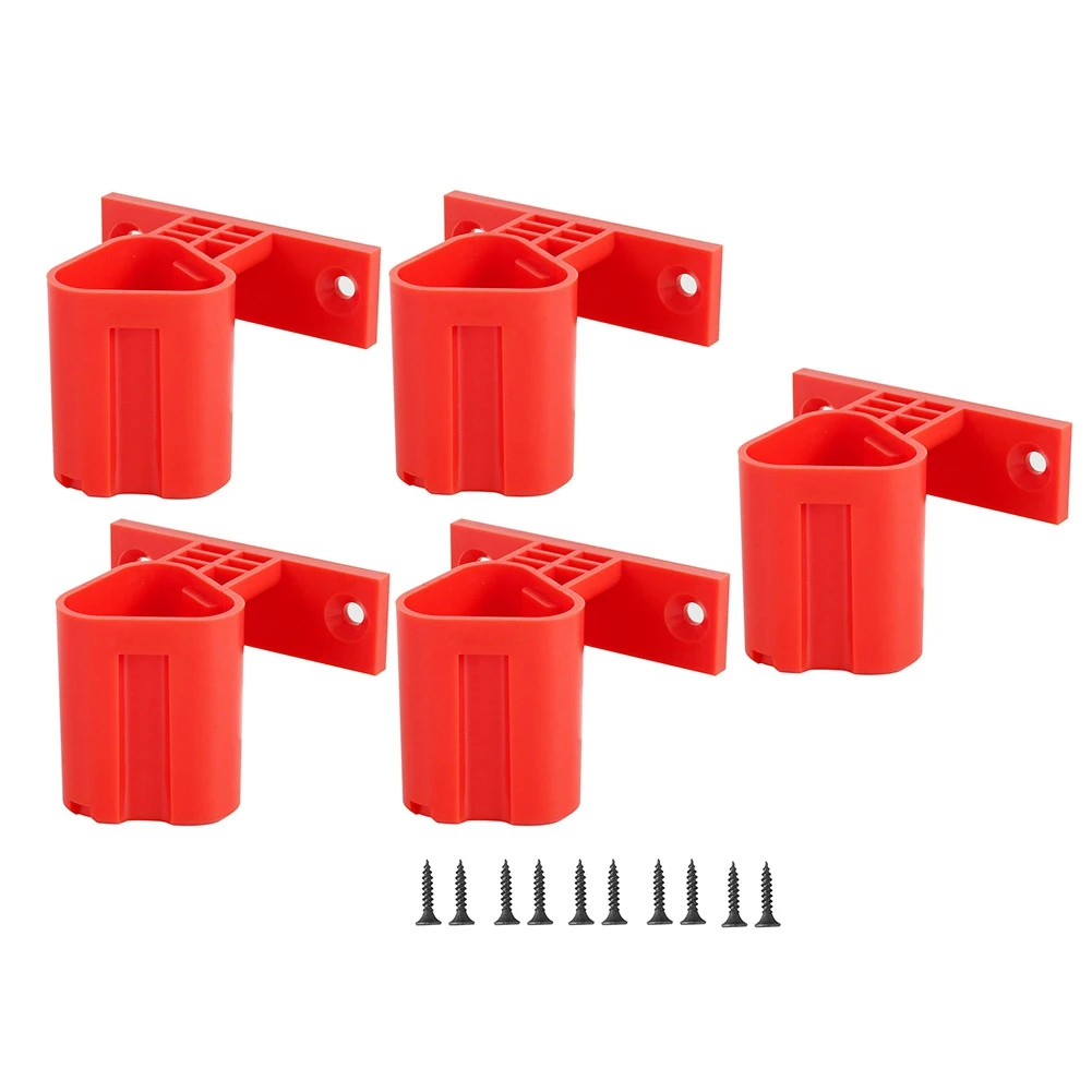 

5Pcs Li-Ion Battery Holder Storage Fixed Bracket Display Rack Buckle for Ma-Kita/-Waukee/-Ch/ B
