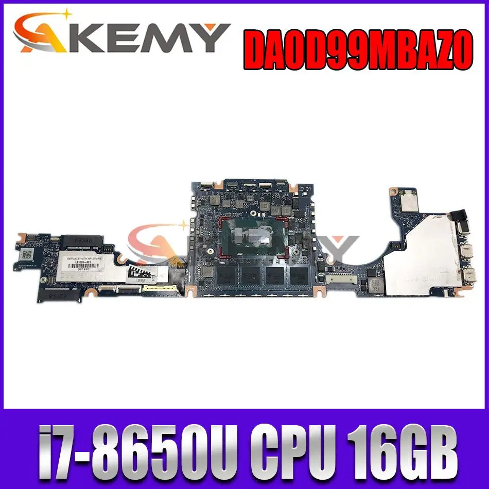 

L31341-601 для HP ELITE X2 1013 G3 Материнская плата ноутбука DA0D99MBAZ0 L31341-001 с SR3L8 материнская плата для ноутбука 16GB протестирована
