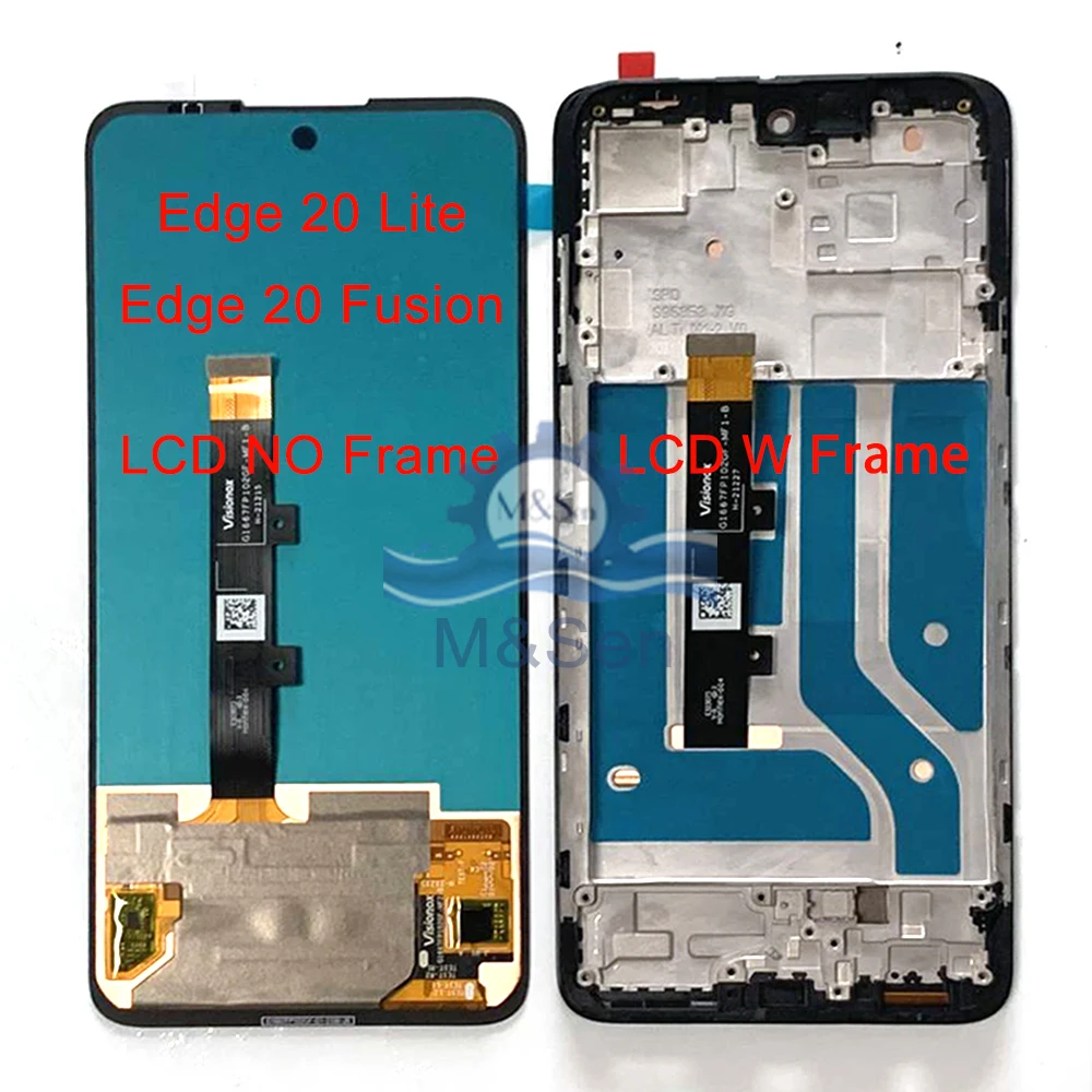 Оригинальный Oled дисплей для Motorola Edge 20 Lite Женский ЖК-дисплей рамка сенсорная