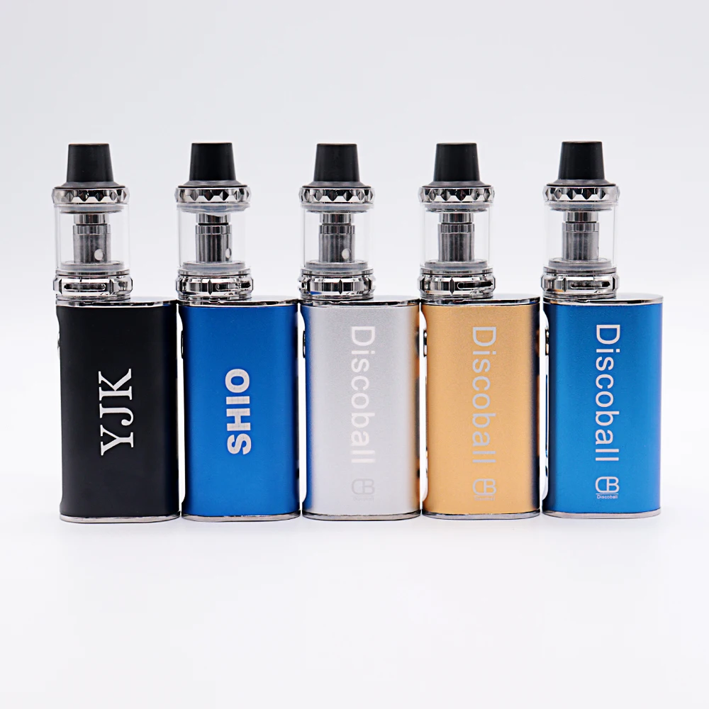 

2pcs Discoball 100W box mod Starter Kit Huge Smoke 3.0ml Tank 2000mAh Battery vape kit E-Cigarette Vaporizer VS ekifee 100w vape