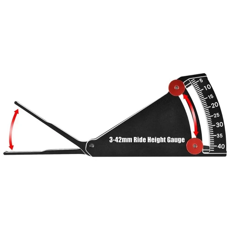 Adjustable Ruler Adjusting RC Car Height &amp Wheel Rim Camber 3-42Mm Ride Gauge