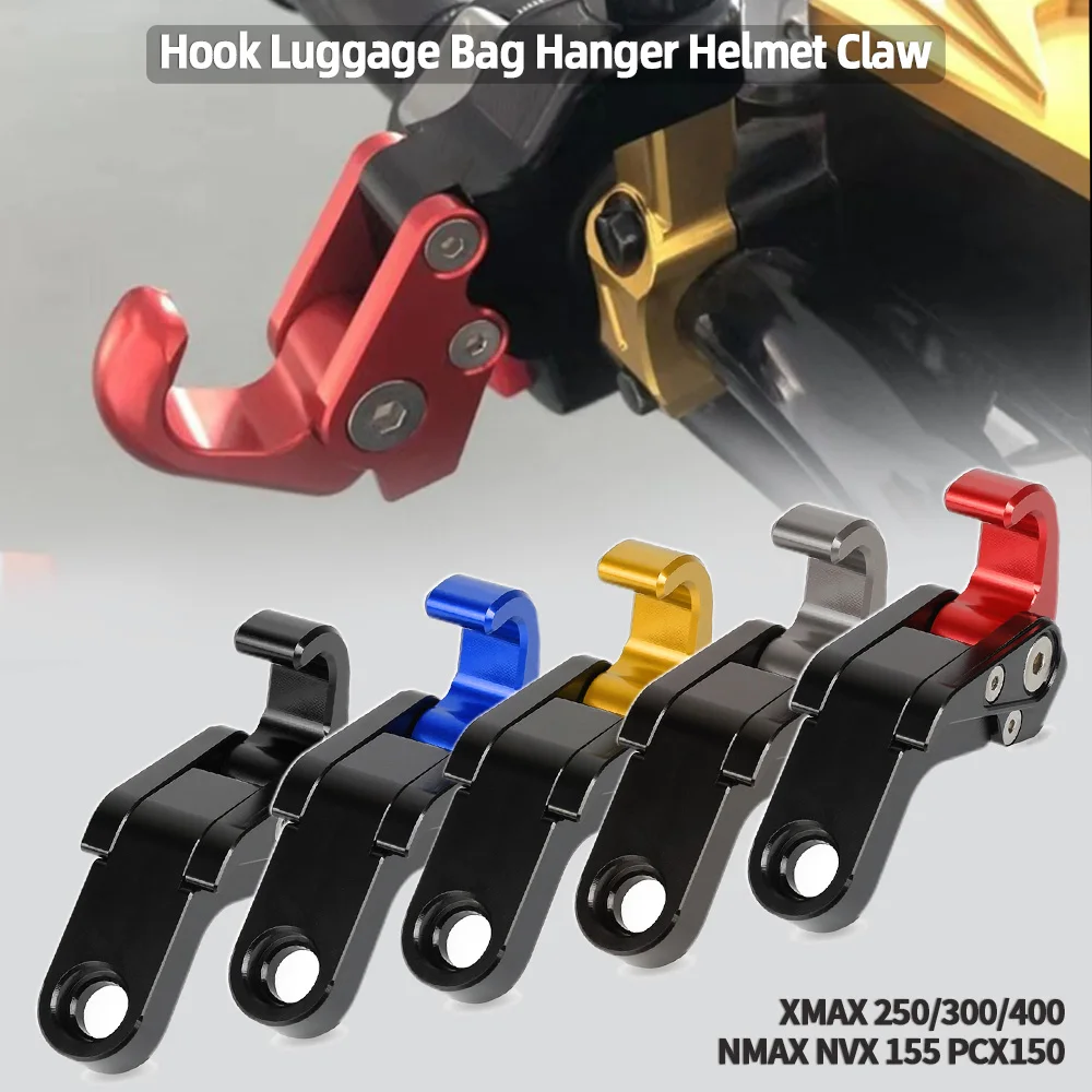 

Motorbike Hook Luggage Bag Hanger Helmet Claw For YAMAHA XMAX 250 XMAX300 XMAX400 NMAX155 NVX155 NMAX155 NMAX125 PCX150 AEROX155