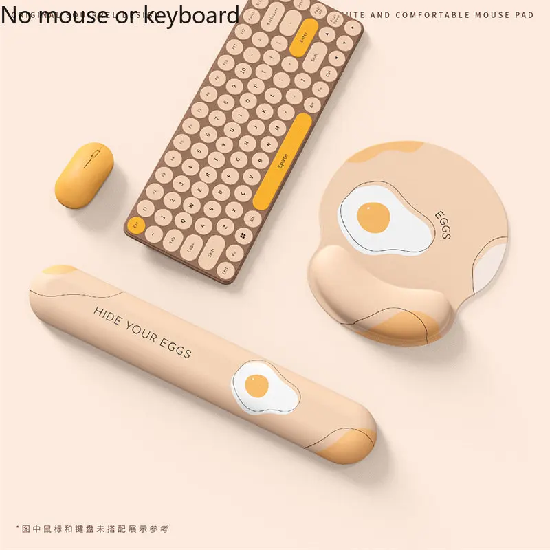 

Xingshi Egg Cake Wrist Guard Mouse Pad Silicone Cute Personality ins Minimalist Girl 3D Wrist Pad Keyboard Bracelet123