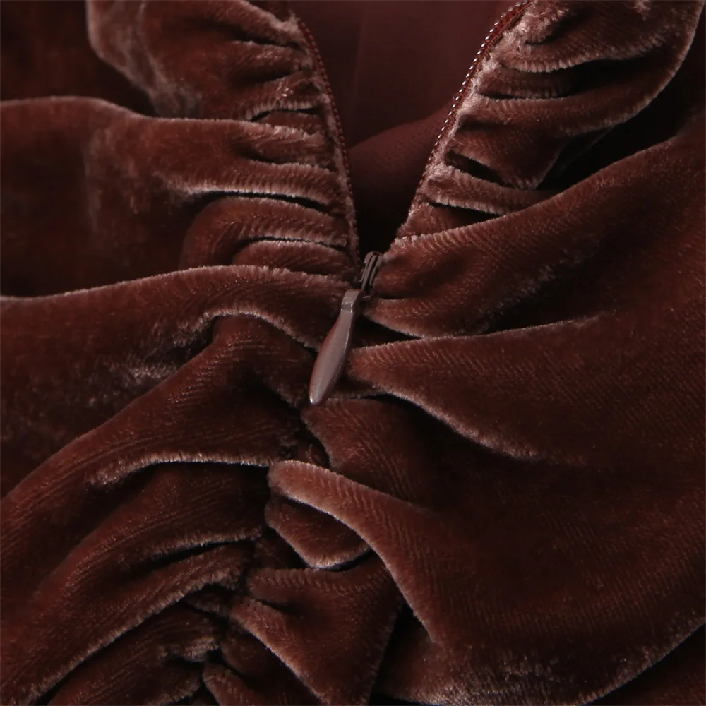 24 осенне-зимняя новая женская одежда дизайн с открытой спиной бархатная