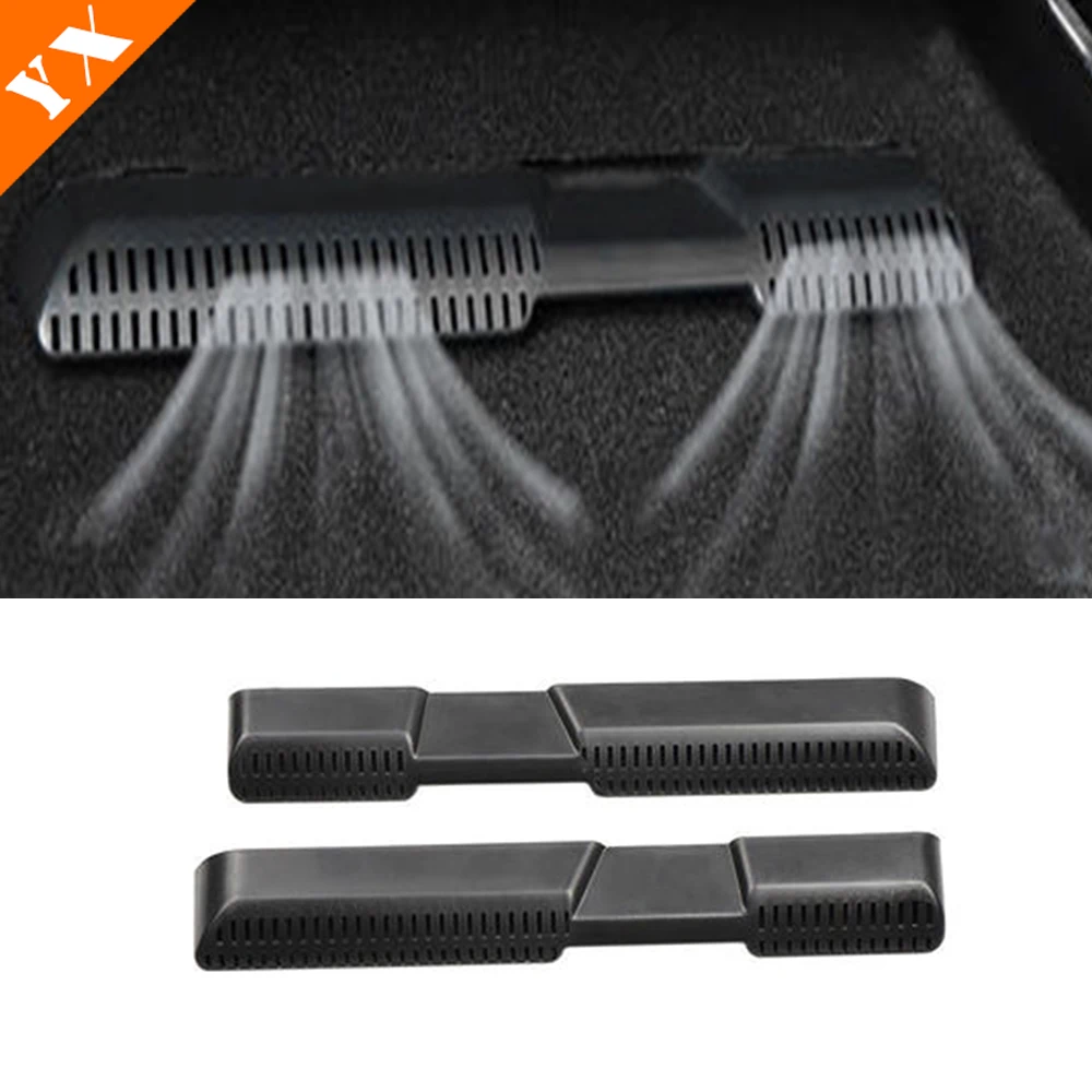 

For Dongfeng Voyah Free Accessories 2021-2023 Car Seats Air Conditioner Vents Garnish Cover Black Trim Protective Sticker