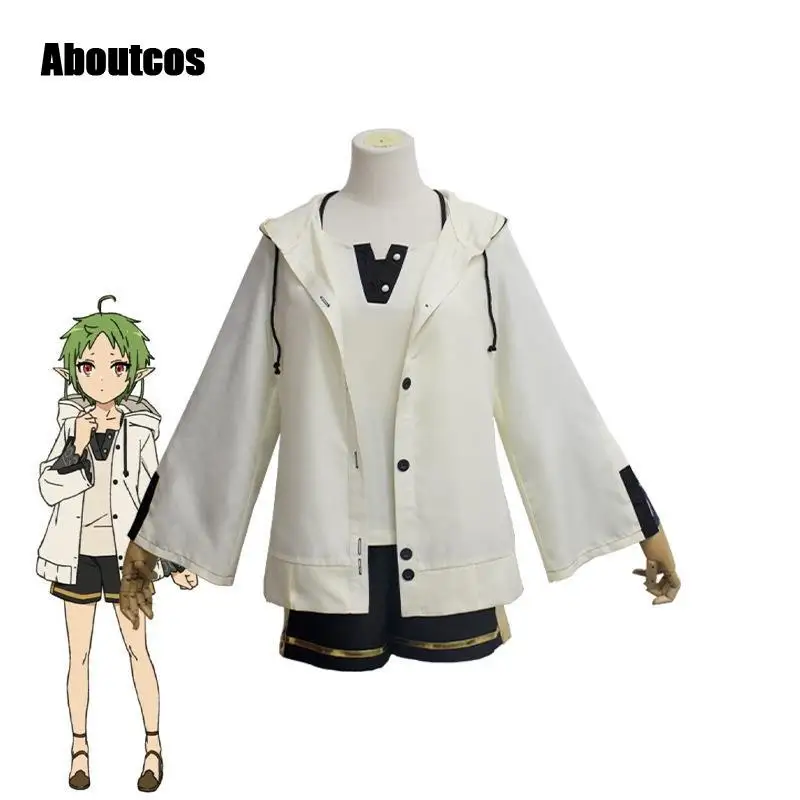 

Aboutcos Anime Costume Jobless Reincarnation Mushoku Tensei Sylphiette Greyrat Cosplay Costume Halloween Carnival for Women Suit