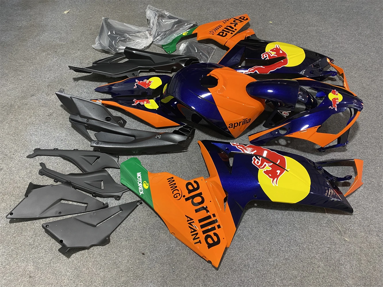 Обтекатель для мотоцикла Apulia RS125 06-11 2006 2007 2008 2009 2010 2011 Синий Оранжевый Зеленый