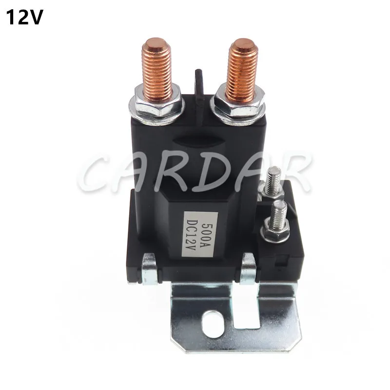 Большой ток 500 А постоянного тока 12 В-24 В 4-контактное автомобильное реле автомобильный переключатель реле включения/выключения стартера выключатель питания