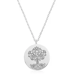 Женское Ожерелье серебряное дерево жизни | Ожерелья