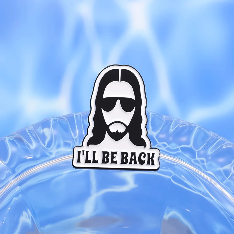 Эмалированные булавки iwill Back, темный панк, крутой Иисус, цитаты, броши, лацкан, искусственное украшение для рюкзака, одежды, Готическая вера, христианские ювелирные изделия (art.: 3920c7d93833e) - 3920c7d93833e