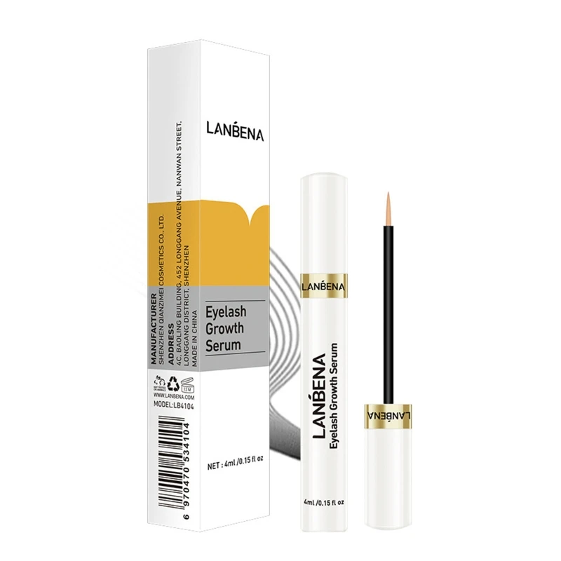 

4 ML Eyelash Growth Serum and Brow Enhancer to Grow Thicker and Longer Lashes for Long, Luscious Lashes and Eyebrows