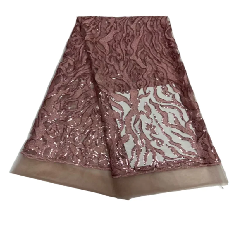 

Африканская кружевная ткань 2022 розовая Высококачественная кружевная блестящая французская сетчатая кружевная тюль сетчатая ткань чистый белый 3D кружевная свадебная ткань