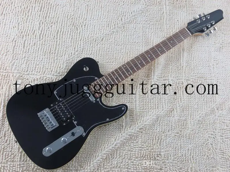 

Custom Shop Modern-day Monster John 5 HB Signature Black TELE Electric Guitar Three-On-a-side Headstock Black Pickguard