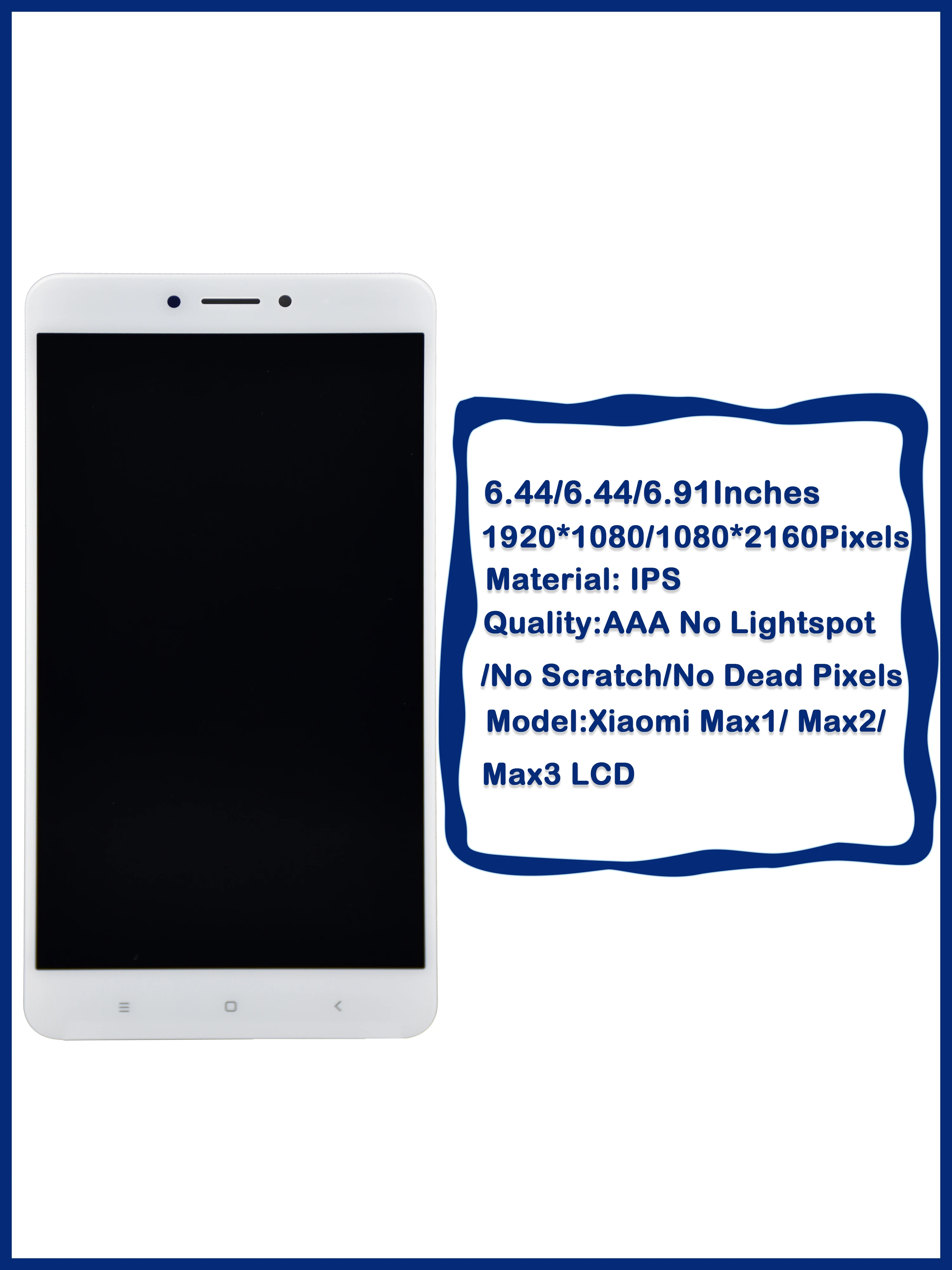Оригинальный ЖК-дисплей для XiaoMi Mi Max1 Max 2 3 сенсорный экран дигитайзер в сборе Max2 Max3