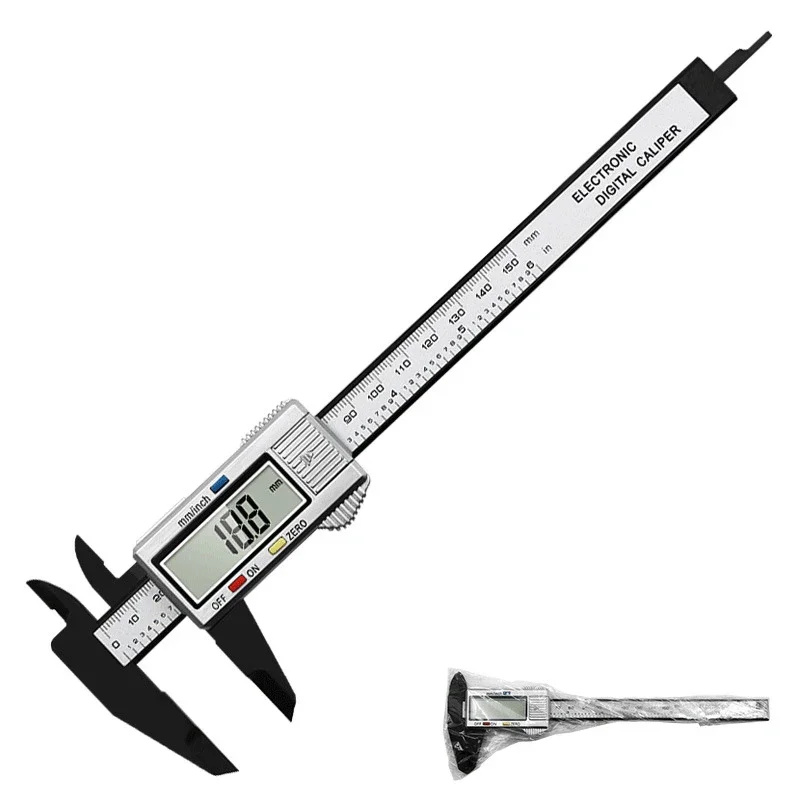 

Электронный цифровой штангенциркуль 0-150 мм высокопрочный пластиковый штангенциркуль измерительный инструмент для внутренних и внешних диаметров