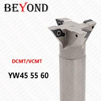 beyond yw45 yw55 yw60 dovetail milling cutter tool shank t grooving straight handle yw 55 degree internal v slot endmill holder