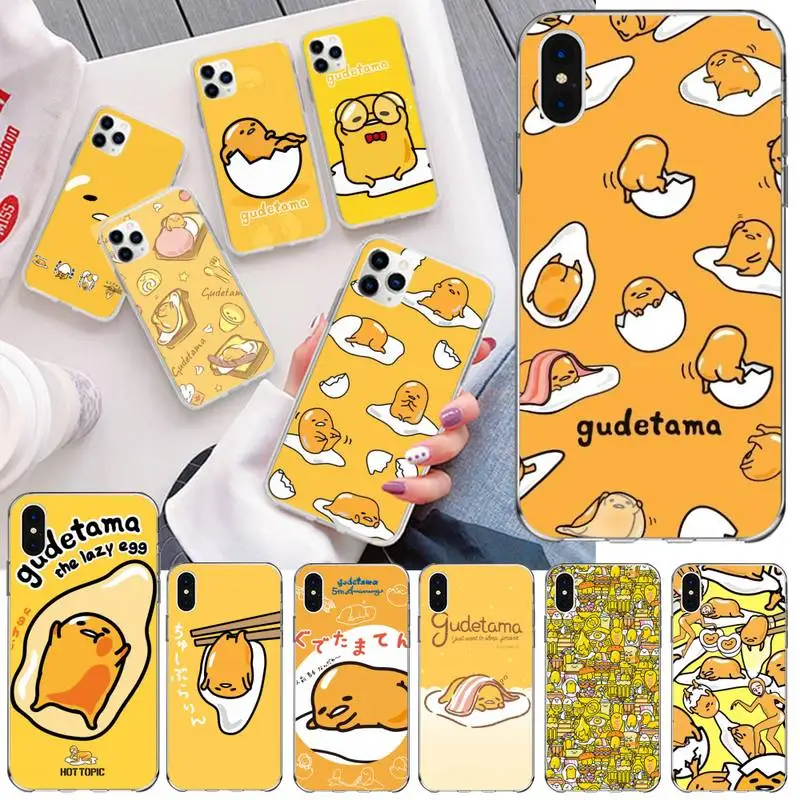 Чехол Gudetama для телефона iphone 13 12 11 Pro Mini XS Max 8 7 Plus X SE 2020 XR силиконовый мягкий чехол |
